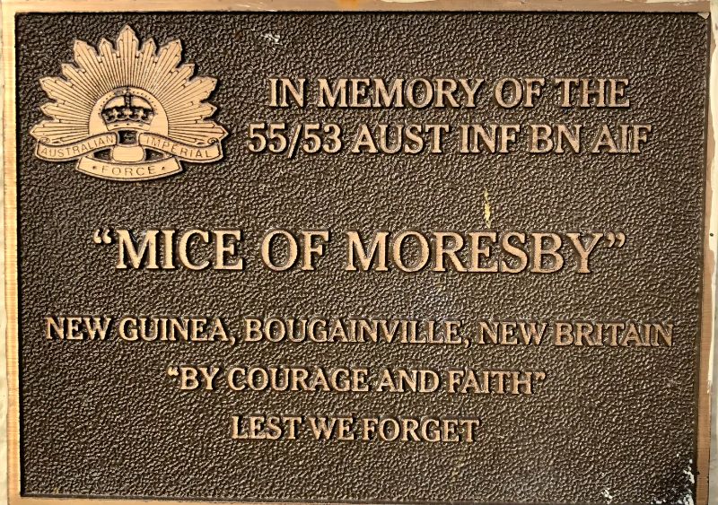 Mice of Moresby (55/53 Aust. Inf. Bn) 2 of 2 - Kokoda Track Memorial ...